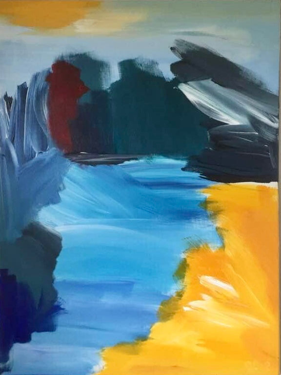 Flodbredden (60 X 80 cm)