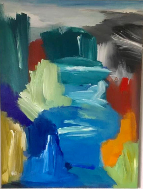 Flodstrømmen (60 X 80 cm)