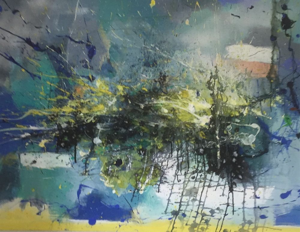 Huset ved skovkanten (120 X 90 cm)