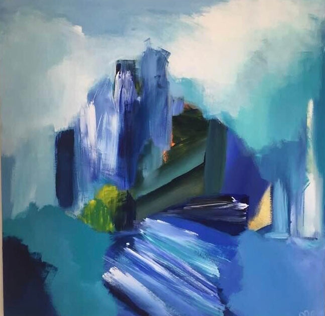 Isbjerget (100 X 100 cm)