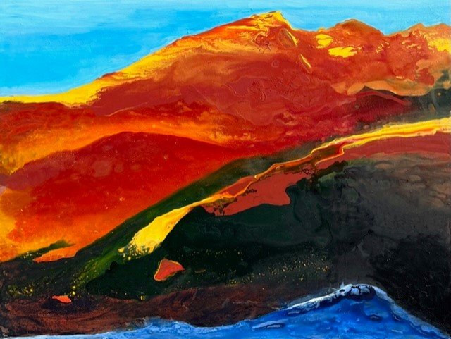 Morgensol (120 X 90 cm)