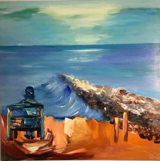 Når jeg bliver gammel (100 X 100 cm)