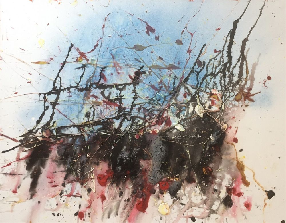 Tankespind 2 (100 X 80 cm)