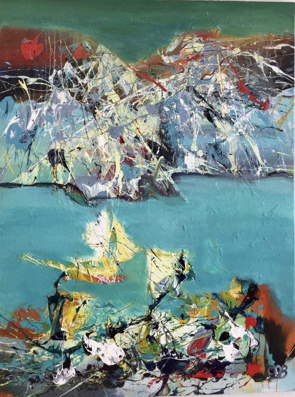 Bjerge (90 X 120 cm)