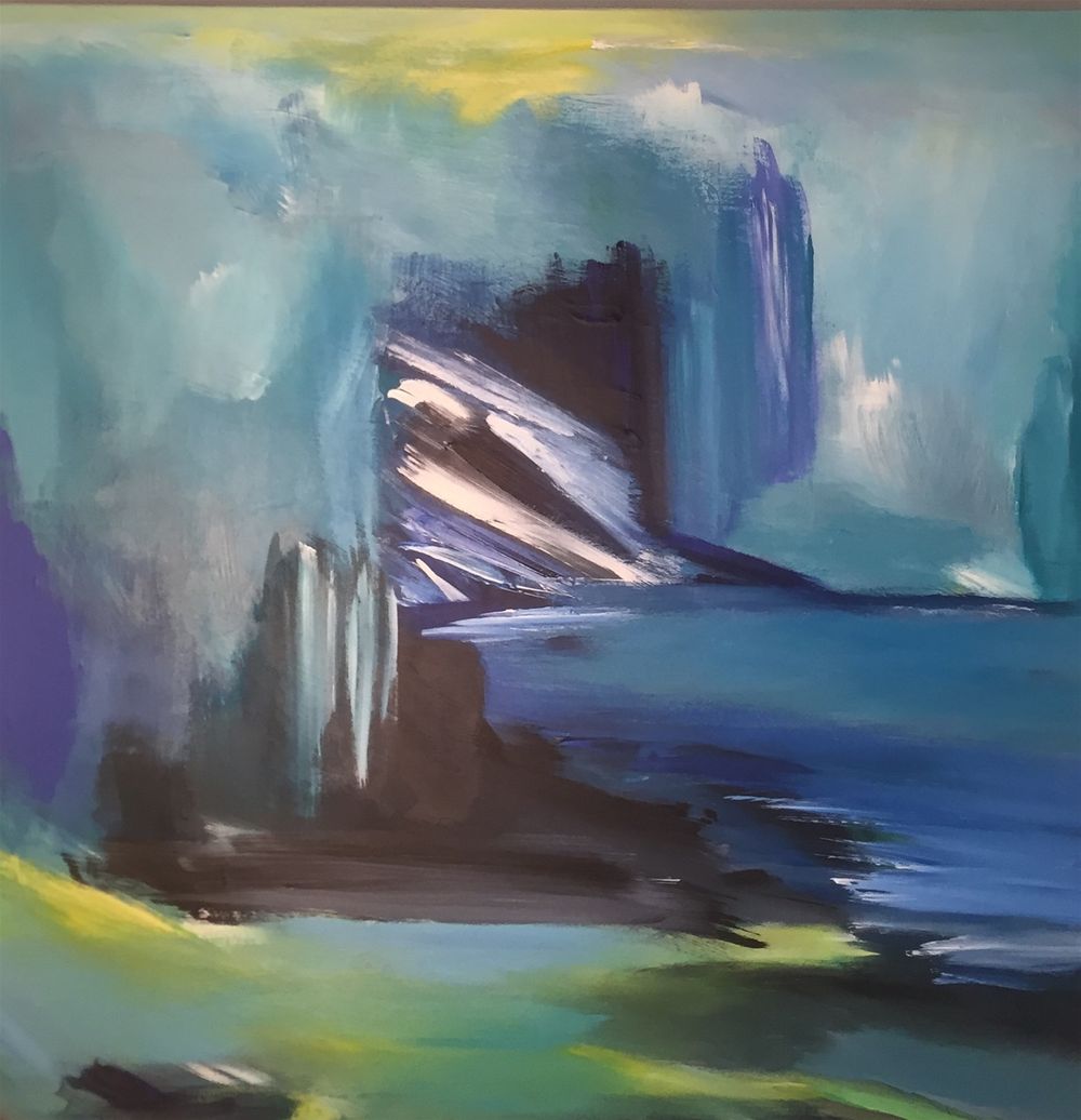 Klippestenen (100 X 100 cm)