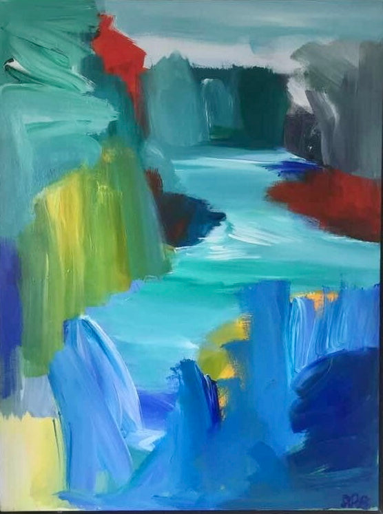 Kløften (60 X 80 cm)