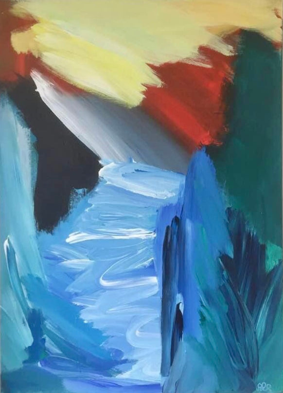 Vand i oprør (50 X 70 cm)